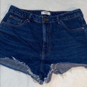 Denim shorts